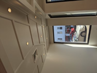 finished stage left trim and panels